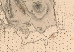 Fig. H2.6. 1857 Admiralty Chart, showing the southern half of Pabaigh (Chart 2642, courtesy of The Trustees of the National Library of Scotland) - click for a larger image