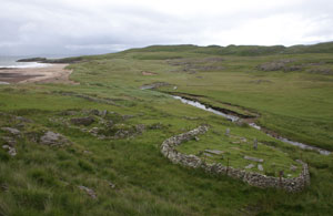 Fig. H9.8. Kilmory, from the south-west, with the graveyard in the foreground (J Hooper)